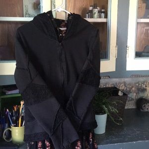 Hoodie, Black w/details *Etsy*